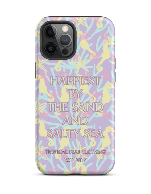 Load image into Gallery viewer, Happiest By the Sand and Salty Sea Tough Case for iPhone®
