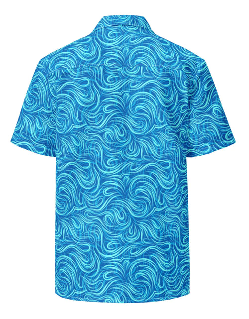 Load image into Gallery viewer, Tsunami Island Party Button Down Hawaiian Shirt - Coastal Summer 2024 Collection
