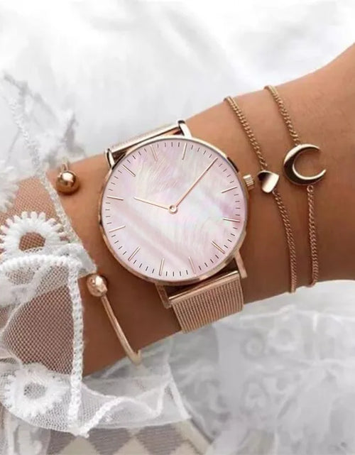 Load image into Gallery viewer, Luxury Brand Rose Gold Watch
