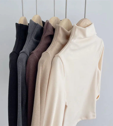 Boys Girls T-shirts Kids Tops Turtleneck