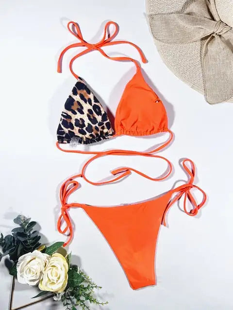 Load image into Gallery viewer, Leopard Bikini
