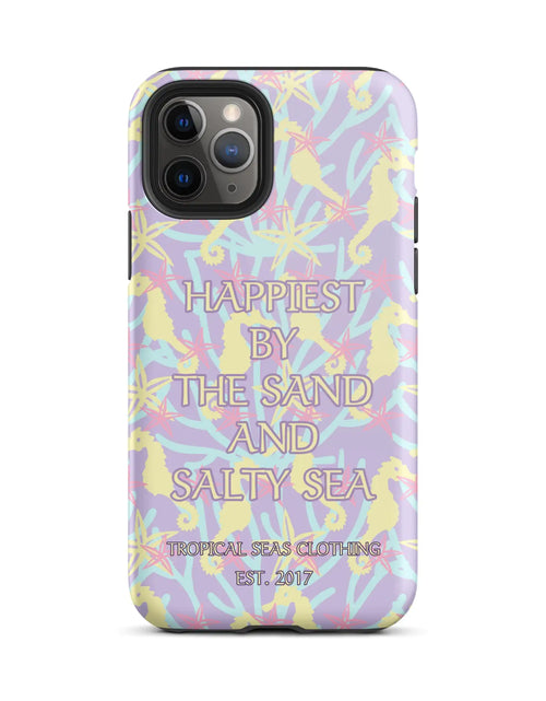 Load image into Gallery viewer, Happiest By the Sand and Salty Sea Tough Case for iPhone®
