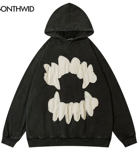 Vintage Teeth Hoodie