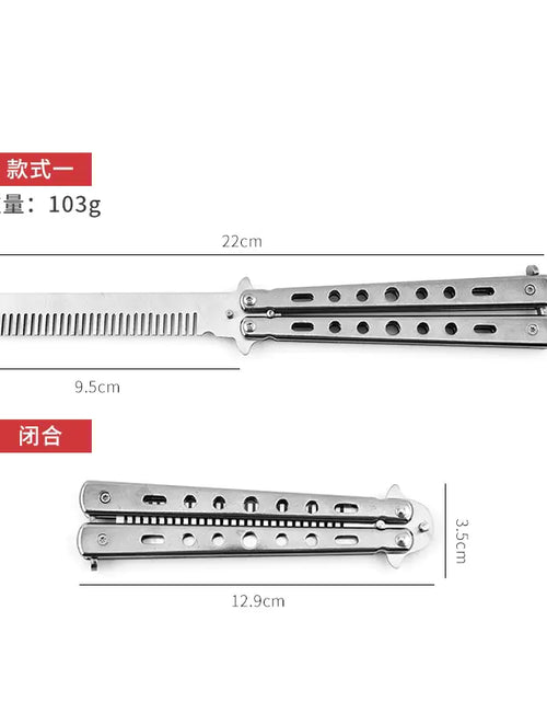 Load image into Gallery viewer, Foldable Stainless Steel Comb
