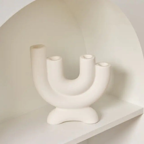 Load image into Gallery viewer, Ceramic Candlestick Holder
