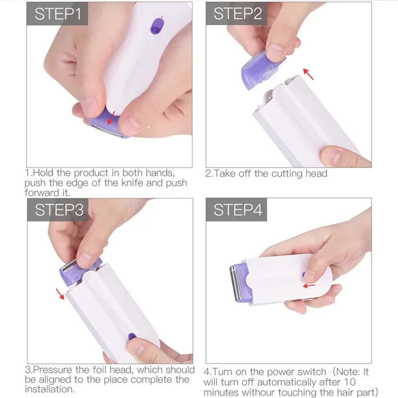 Painless Hair Removal Women Light Safely Sensor