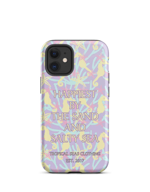 Load image into Gallery viewer, Happiest By the Sand and Salty Sea Tough Case for iPhone®
