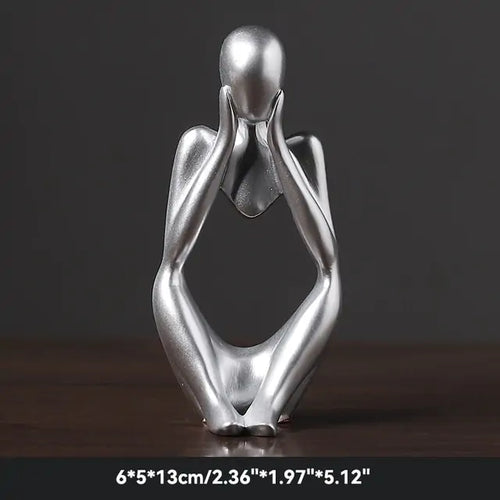 Load image into Gallery viewer, The Thinker Abstract Figurine
