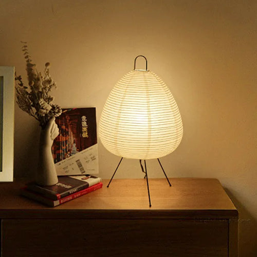 Load image into Gallery viewer, Japanese Akari Wabi-Sabi Table Lamp
