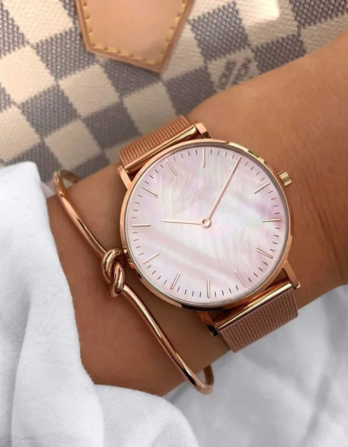 Load image into Gallery viewer, Luxury Brand Rose Gold Watch
