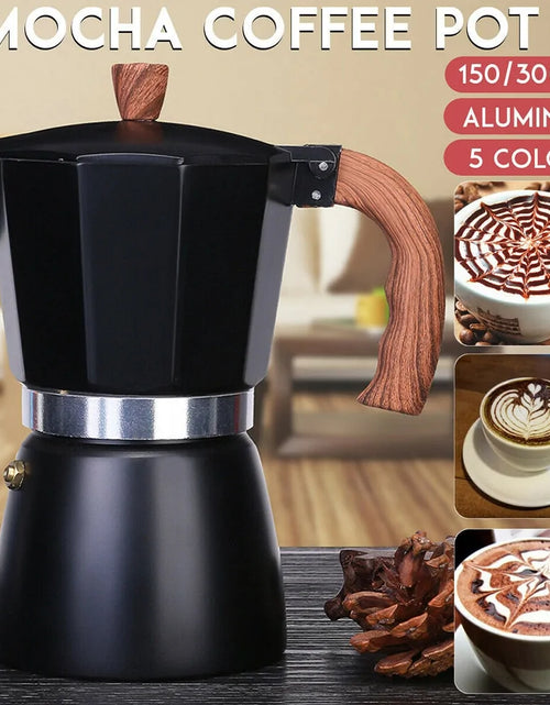 Load image into Gallery viewer, Portable Octagonal Espresso Coffee Maker
