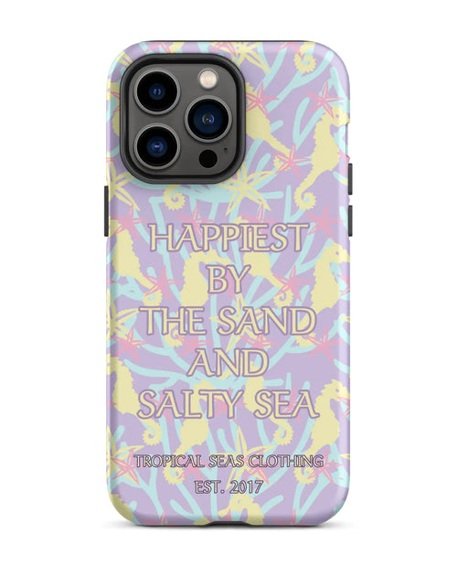 Load image into Gallery viewer, Happiest By the Sand and Salty Sea Tough Case for iPhone®
