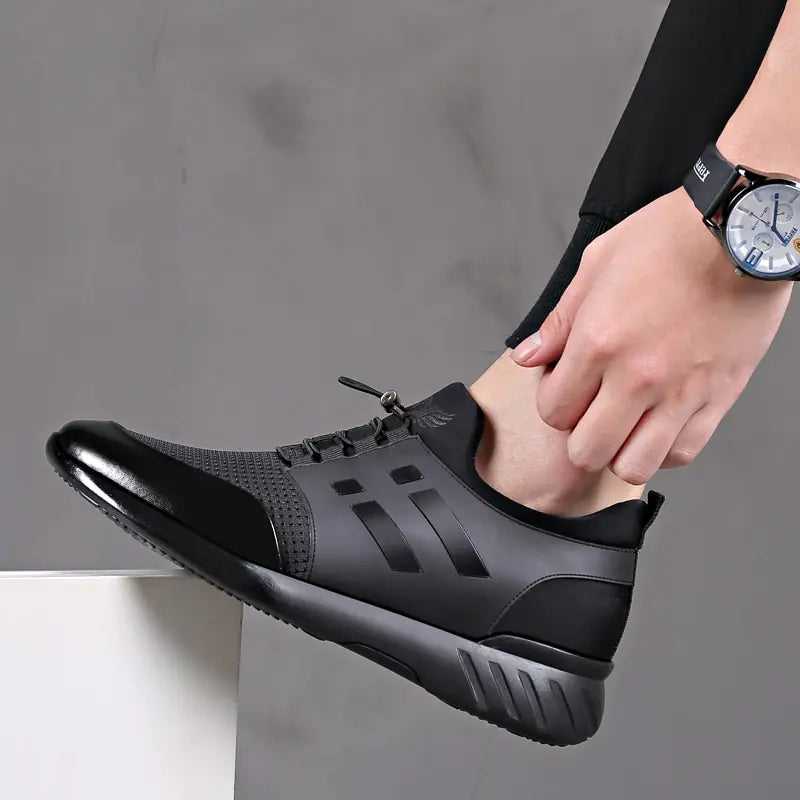 2022 Men&#39;s Shoes Quality Lycra+ Cow Leather Shoes Brand