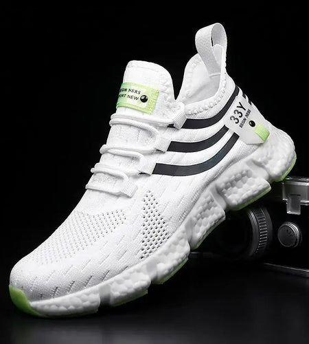 White Gym and Walking Shoes