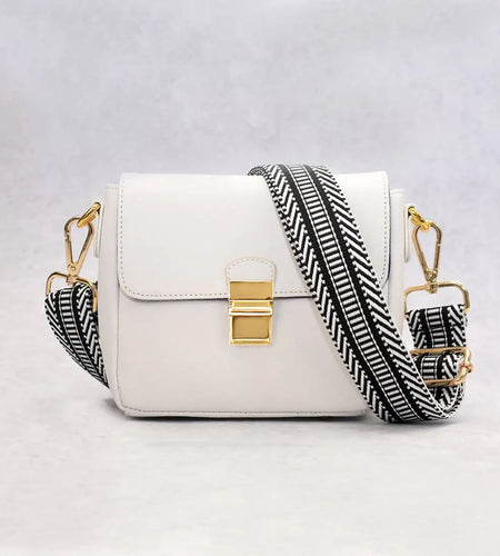 Tiny Leather Handbag -White (Option 2)