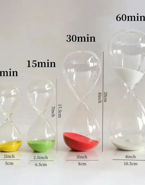 Load image into Gallery viewer, Modern Colored Sand Hourglass Decorative Timer
