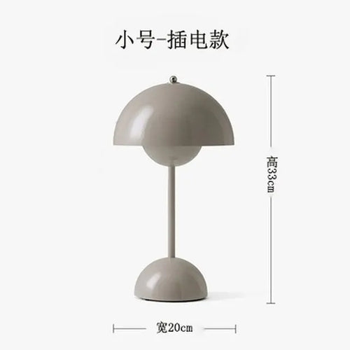 Load image into Gallery viewer, Danish Touch Rechargeable Mushroom Lamp
