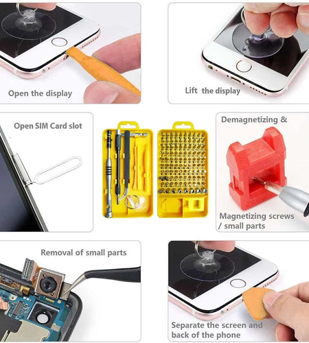 115-in-1 Precision Screwdriver Set for Mobile Phone and Watch Repair