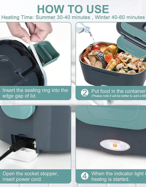 Load image into Gallery viewer, 2-In-1 Electric Heating Lunch Box
