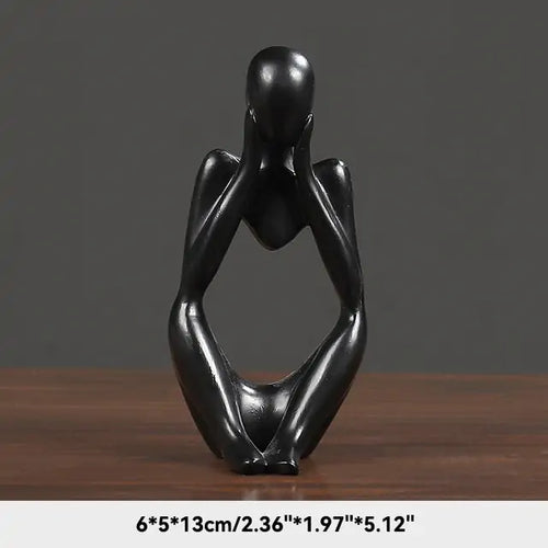 Load image into Gallery viewer, The Thinker Abstract Figurine
