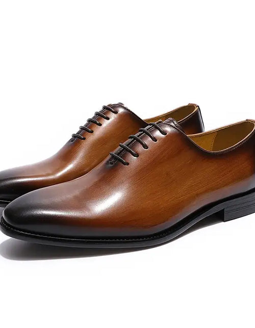 Load image into Gallery viewer, Men&#39;s Leather Oxford Shoes
