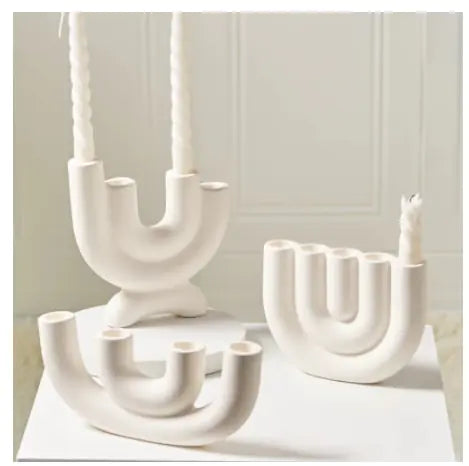 Load image into Gallery viewer, Ceramic Candlestick Holder
