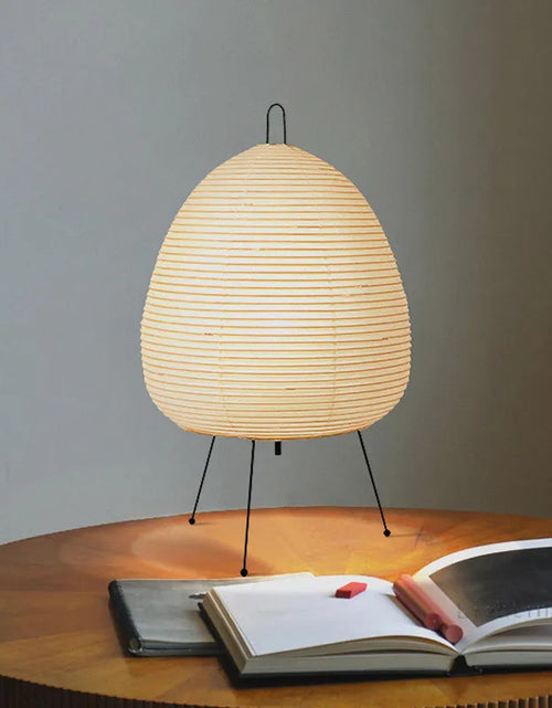 Load image into Gallery viewer, Japanese Akari Wabi-Sabi Table Lamp
