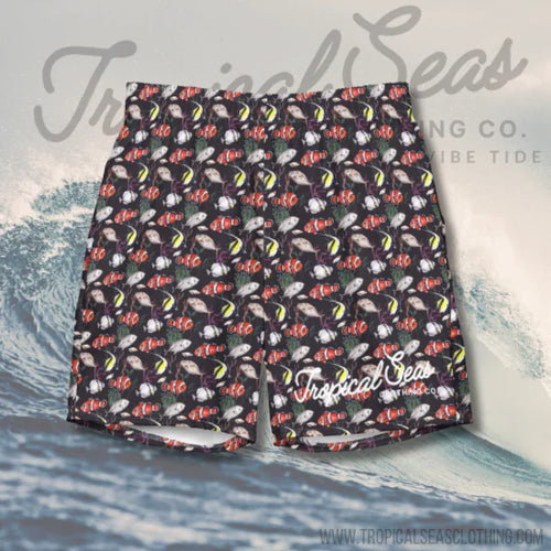 Load image into Gallery viewer, Men&#39;s Eco Murky Reef Swim Trunks
