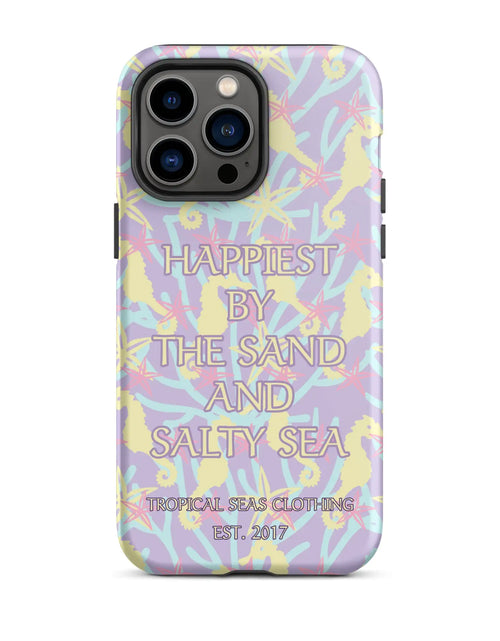 Load image into Gallery viewer, Happiest By the Sand and Salty Sea Tough Case for iPhone®
