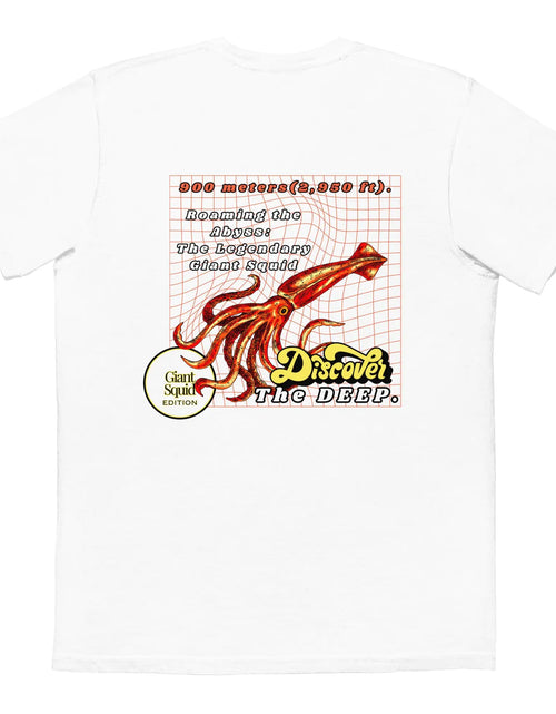 Load image into Gallery viewer, Discover the Deep Giant Squid Pocket T-shirt
