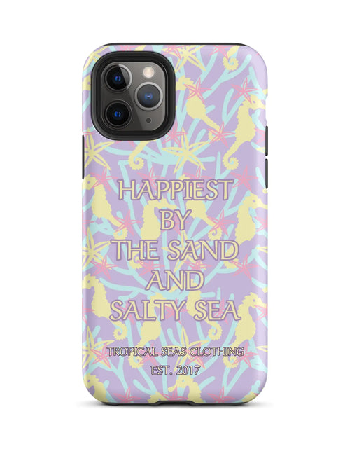 Load image into Gallery viewer, Happiest By the Sand and Salty Sea Tough Case for iPhone®
