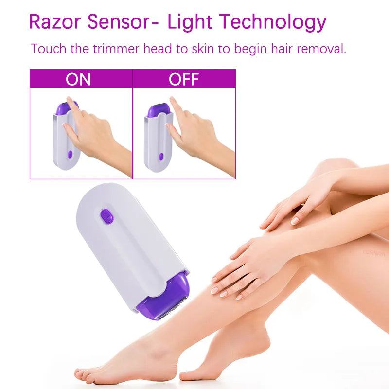 Painless Hair Removal Women Light Safely Sensor