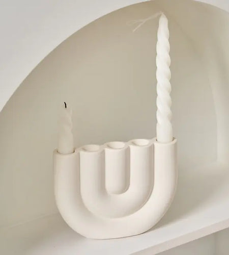 Ceramic Candlestick Holder