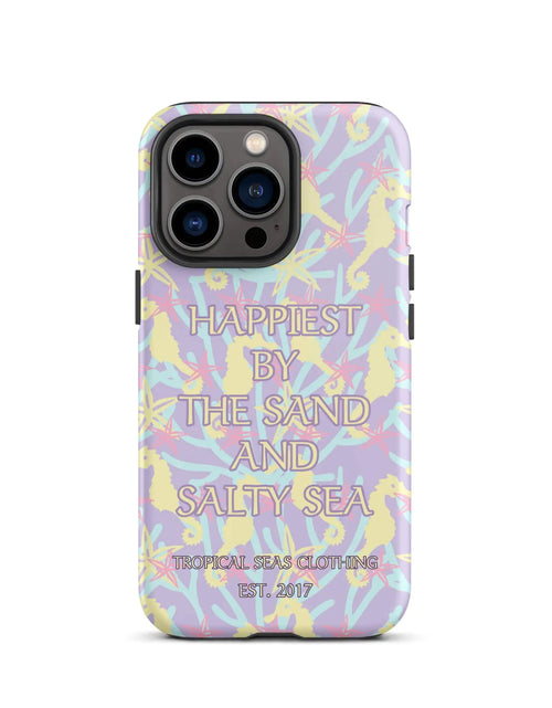 Load image into Gallery viewer, Happiest By the Sand and Salty Sea Tough Case for iPhone®
