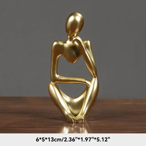 Load image into Gallery viewer, The Thinker Abstract Figurine
