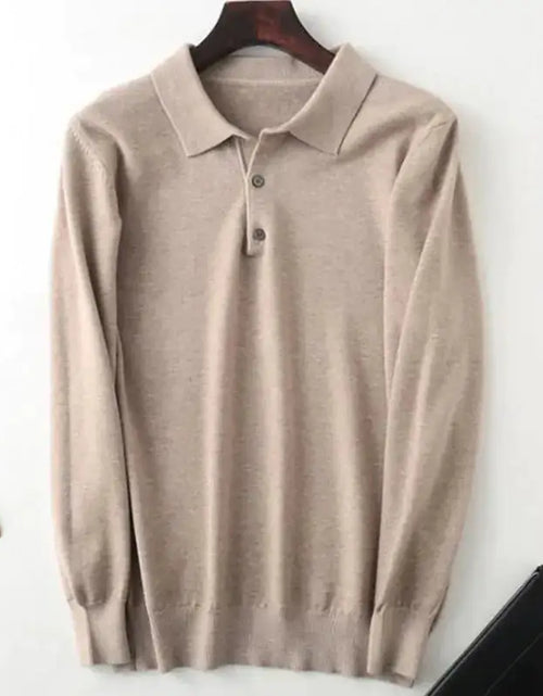 Load image into Gallery viewer, Luxurious Polo Sweater for Men
