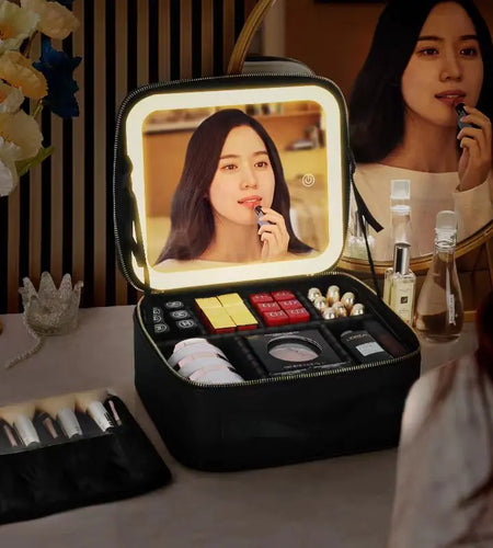 LED Light Cosmetic Bag