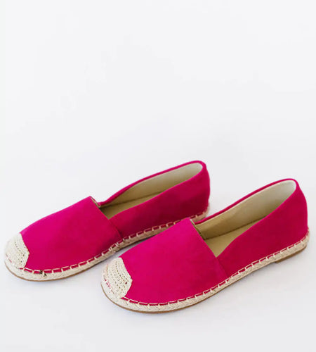 Casual Fuchsia Espadrille Shoes