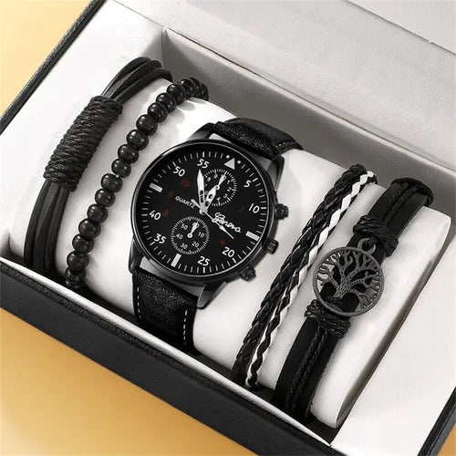 Load image into Gallery viewer, New Men&#39;s Watch Luxury Bracelet Set
