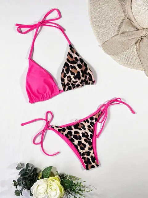 Load image into Gallery viewer, Leopard Bikini
