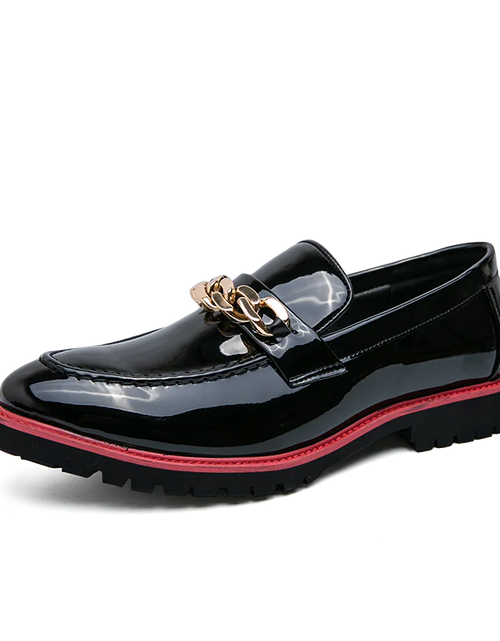 Load image into Gallery viewer, Luxury Leather Black Loafers for Men - Designer Italian Dress Shoes
