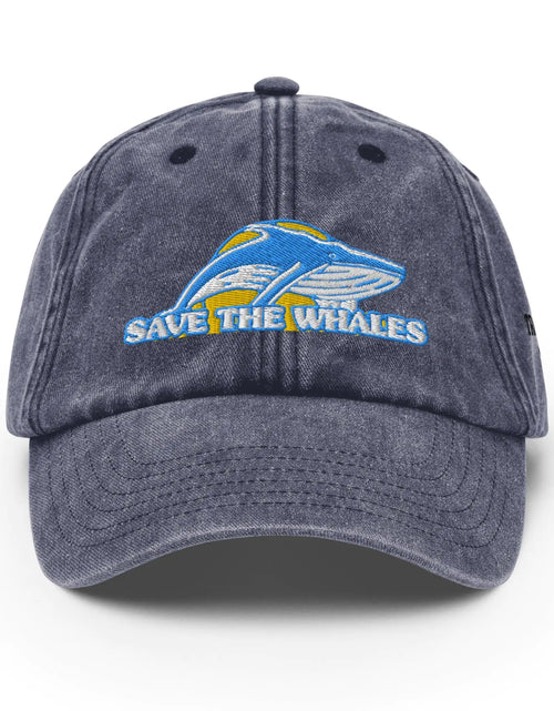 Load image into Gallery viewer, Vintage Save the Whales Hat
