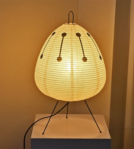 Japanese Akari Wabi-Sabi Table Lamp
