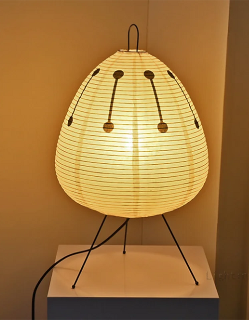 Load image into Gallery viewer, Japanese Akari Wabi-Sabi Table Lamp
