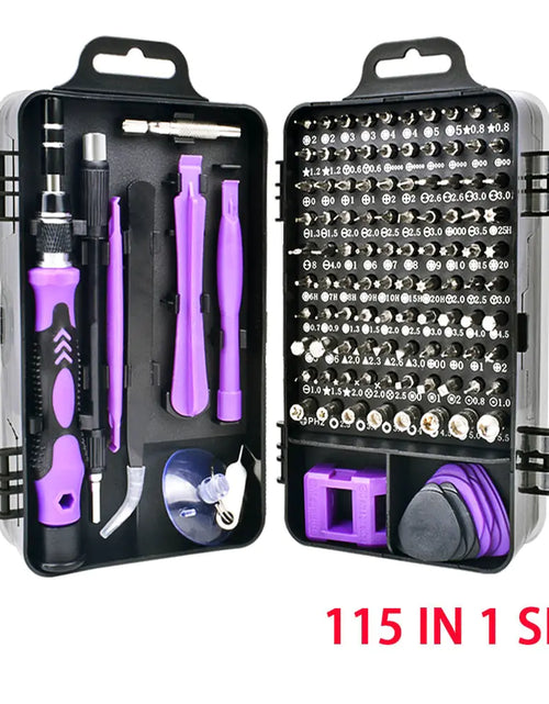 Load image into Gallery viewer, 115-in-1 Precision Screwdriver Set for Mobile Phone and Watch Repair
