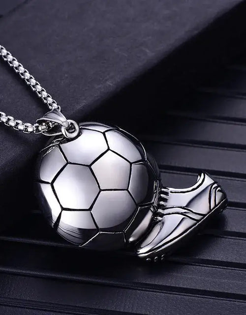 Load image into Gallery viewer, Soccer Shoe Pendant Necklace for Men
