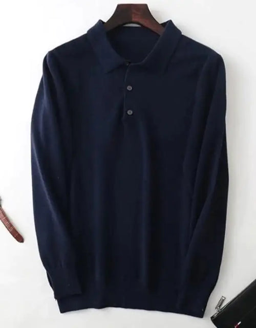 Load image into Gallery viewer, Luxurious Polo Sweater for Men
