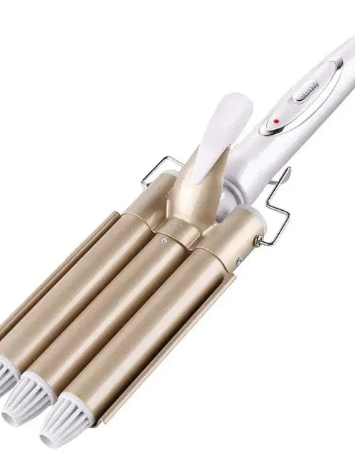 Load image into Gallery viewer, Electric Triple Barrel Curling Iron
