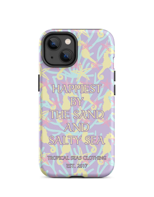 Load image into Gallery viewer, Happiest By the Sand and Salty Sea Tough Case for iPhone®
