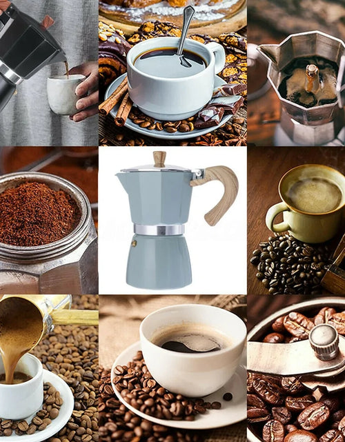 Load image into Gallery viewer, Portable Octagonal Espresso Coffee Maker
